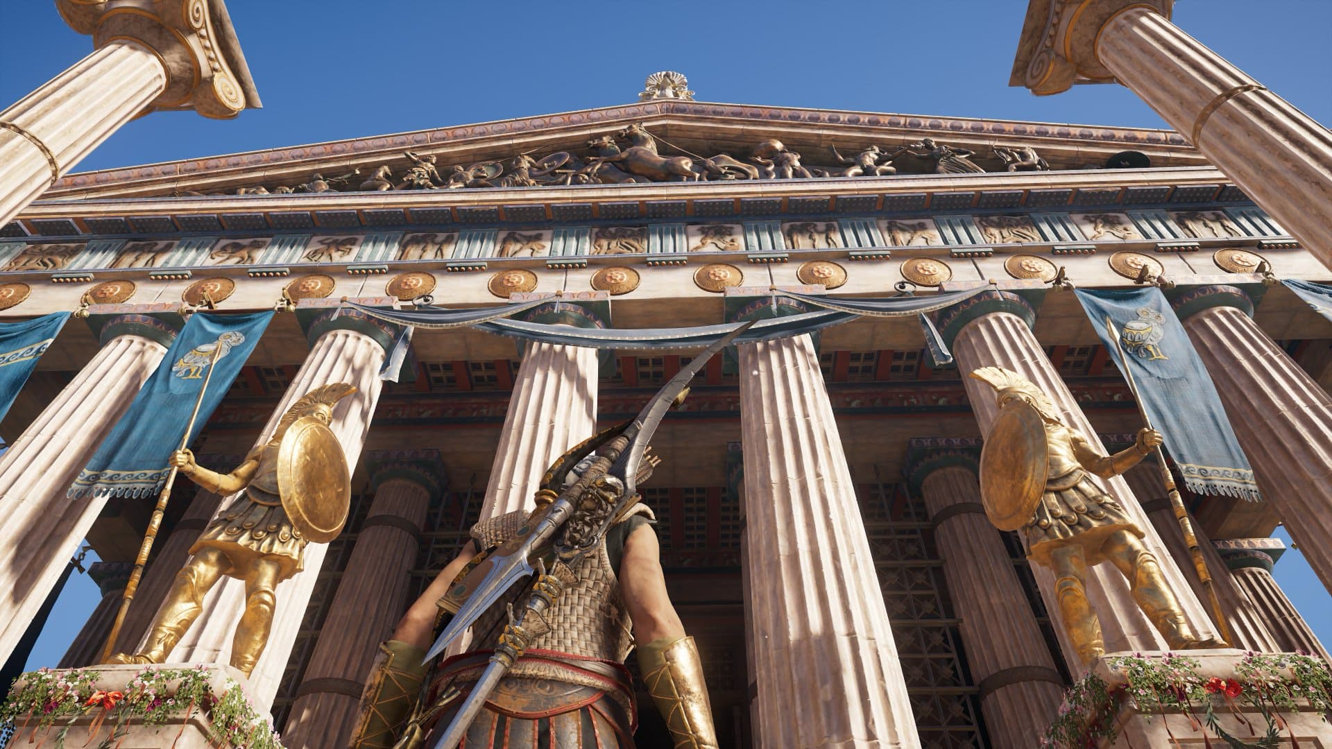 The Parthenon as seen in Assassin's Creed Odyssey