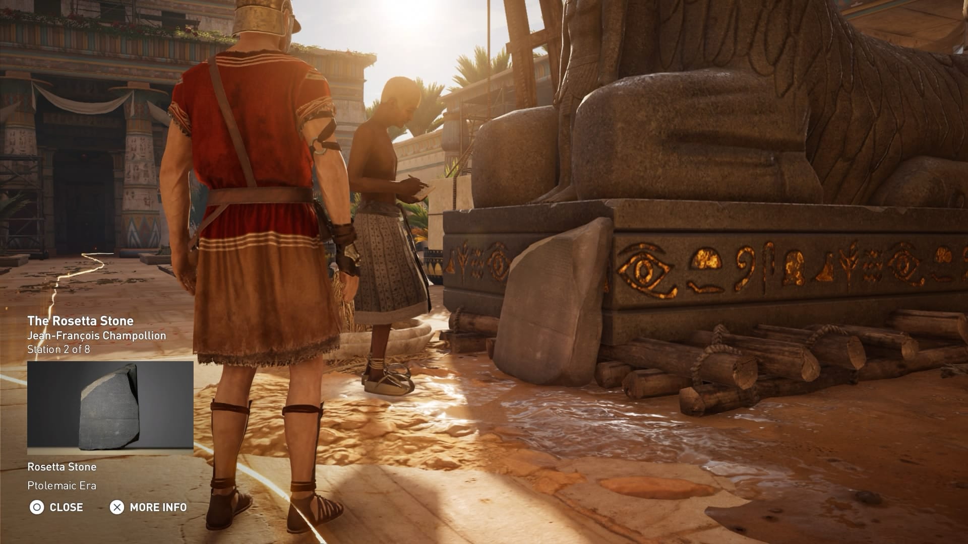 Screenshot of The Rosetta Stone in Assassin's Creed Origins